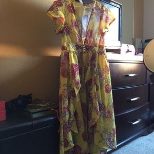 Charlotte Russe Sheer Long Floral